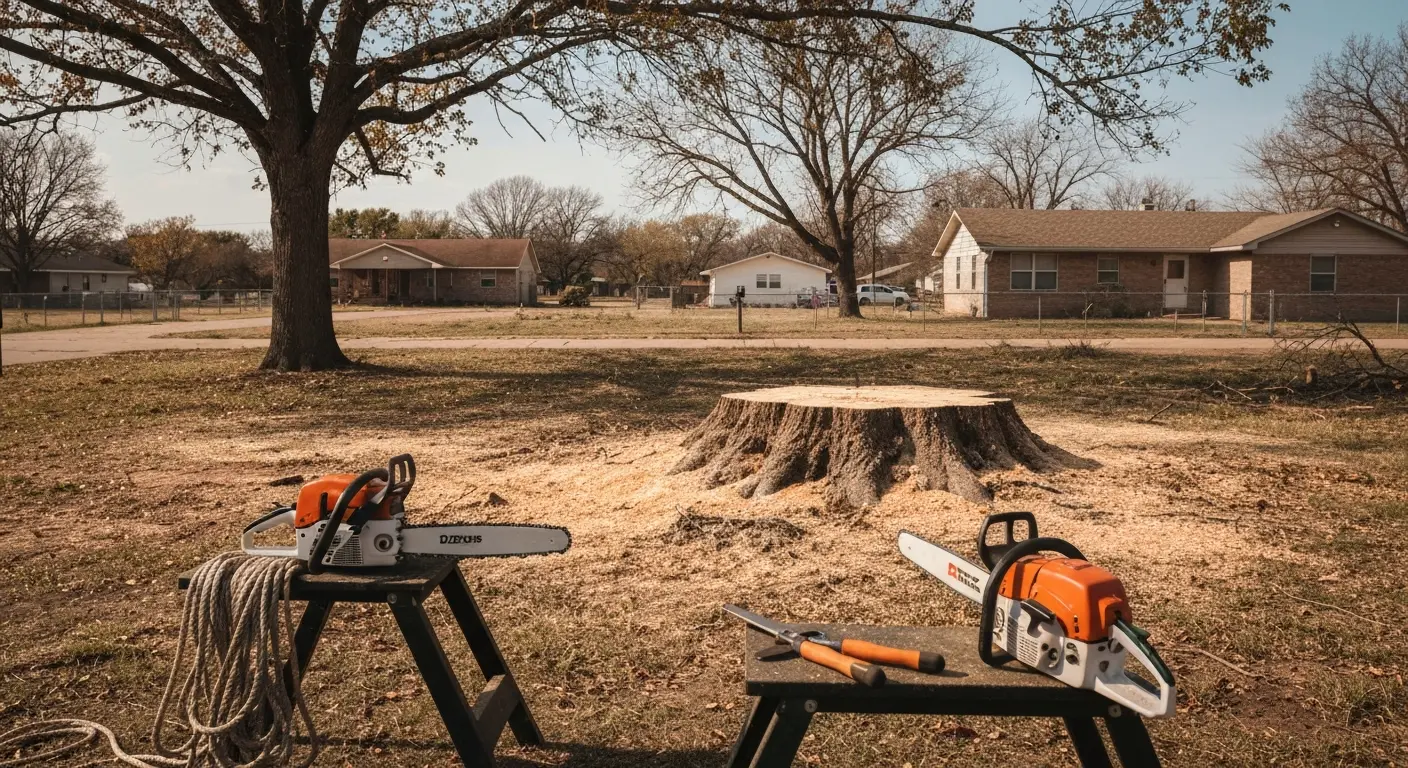 Tree removal project