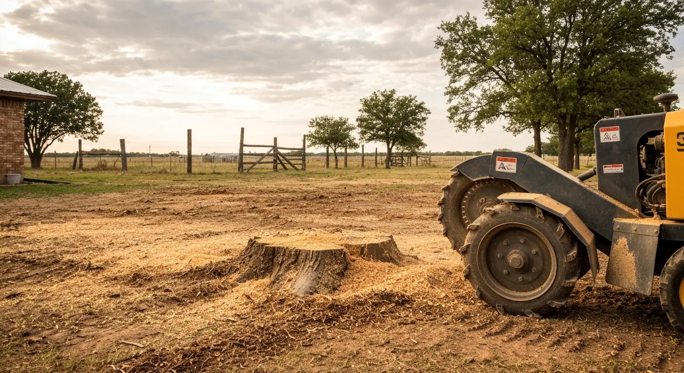 Stump removal service Deer Creek Oklahoma