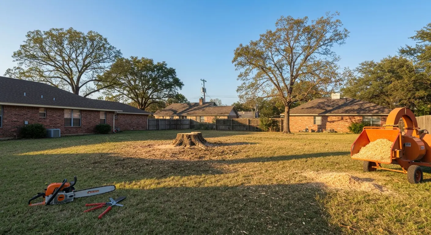 Tree removal in Oklahoma City