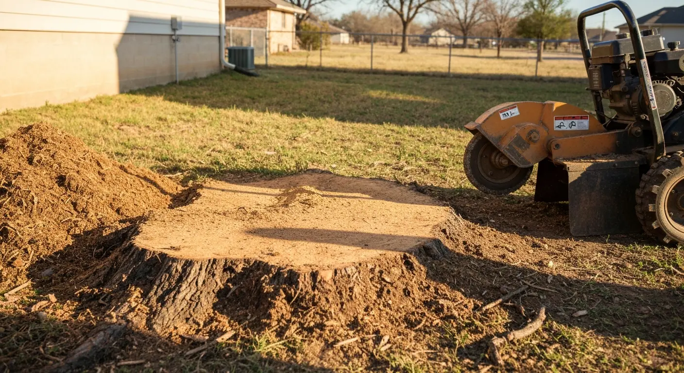 Stump grinding