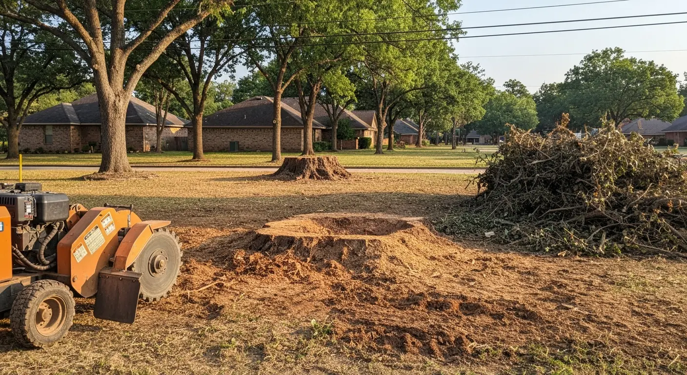 Stump grinding