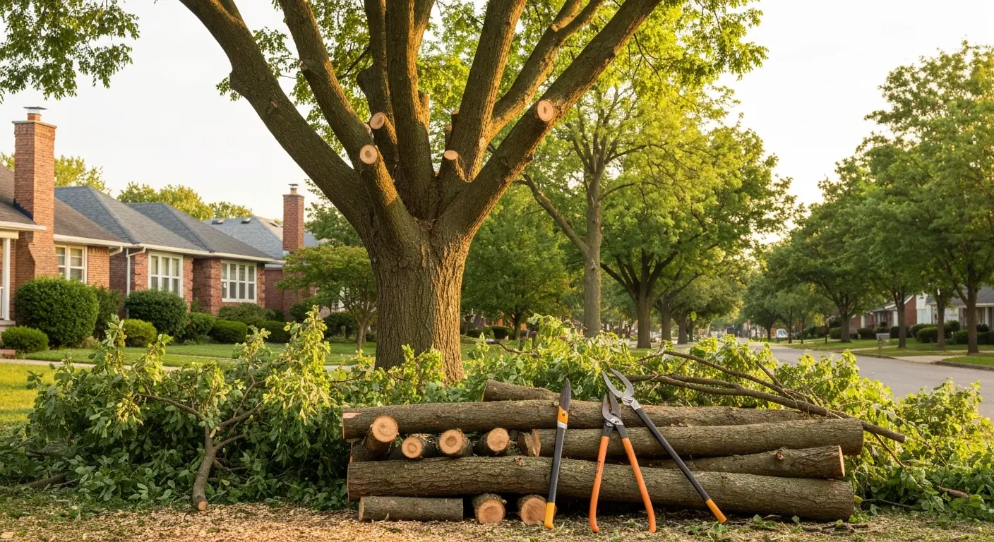 Tree trimming project