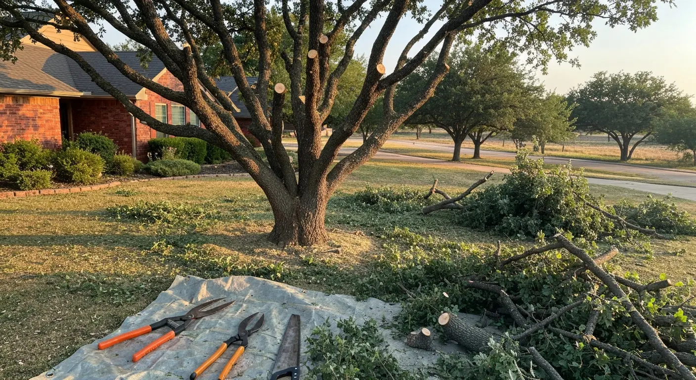 Tree trimming in Edmond