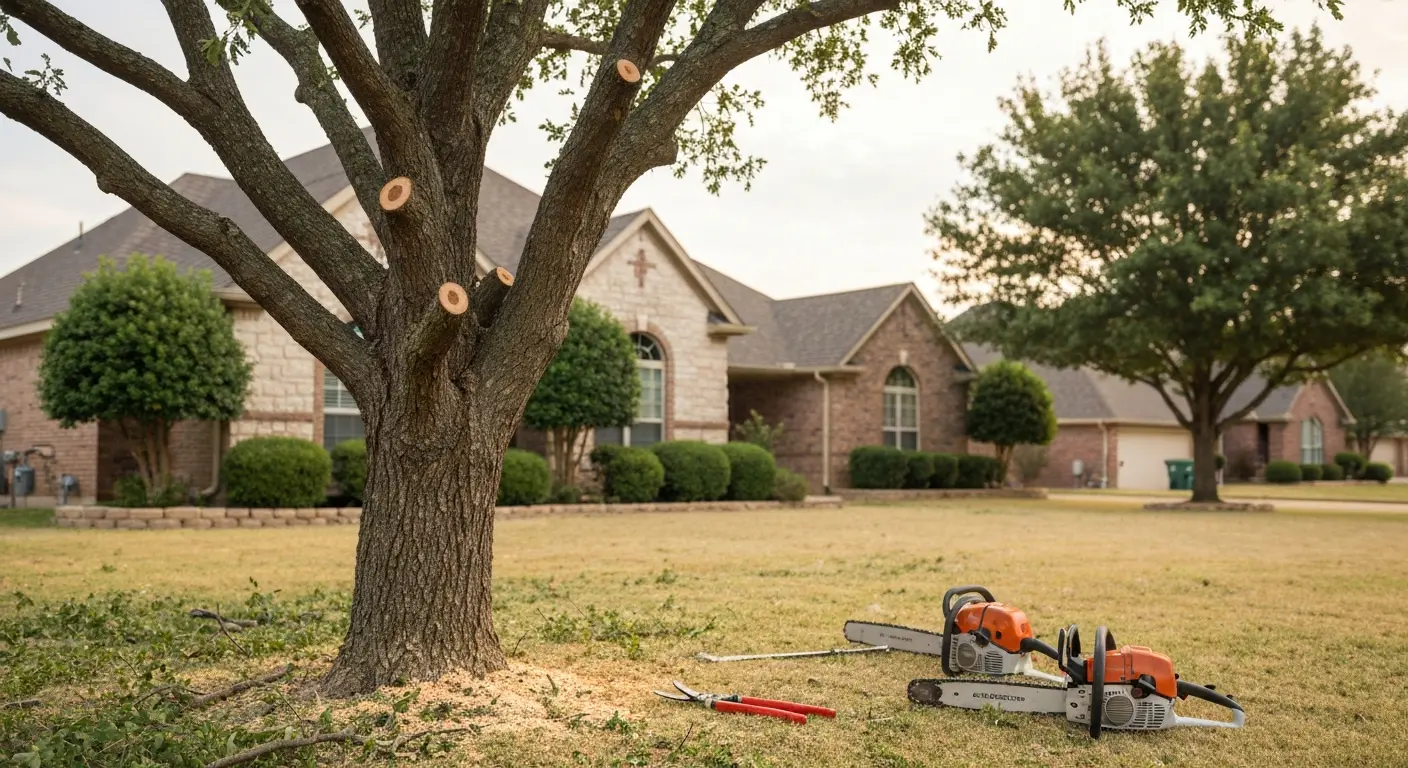 Tree trimming project