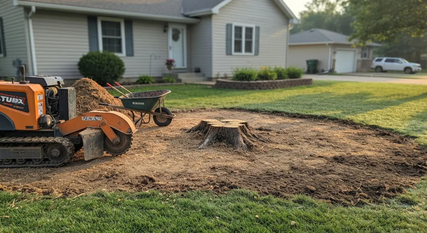 Stump removal service