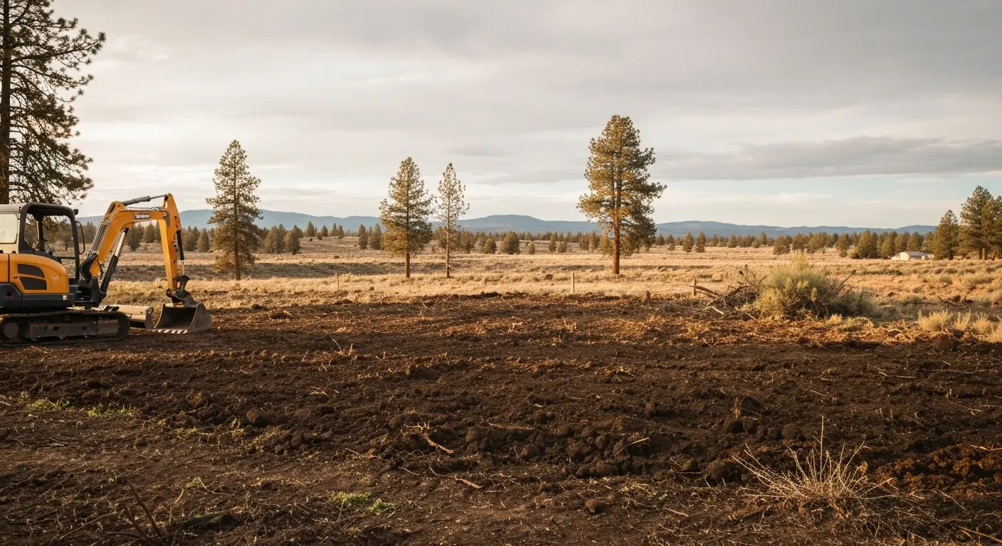 Land clearing near Medford area