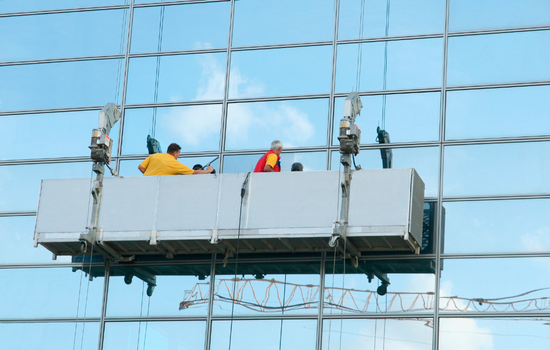 Suspended Platform Window Cleaning