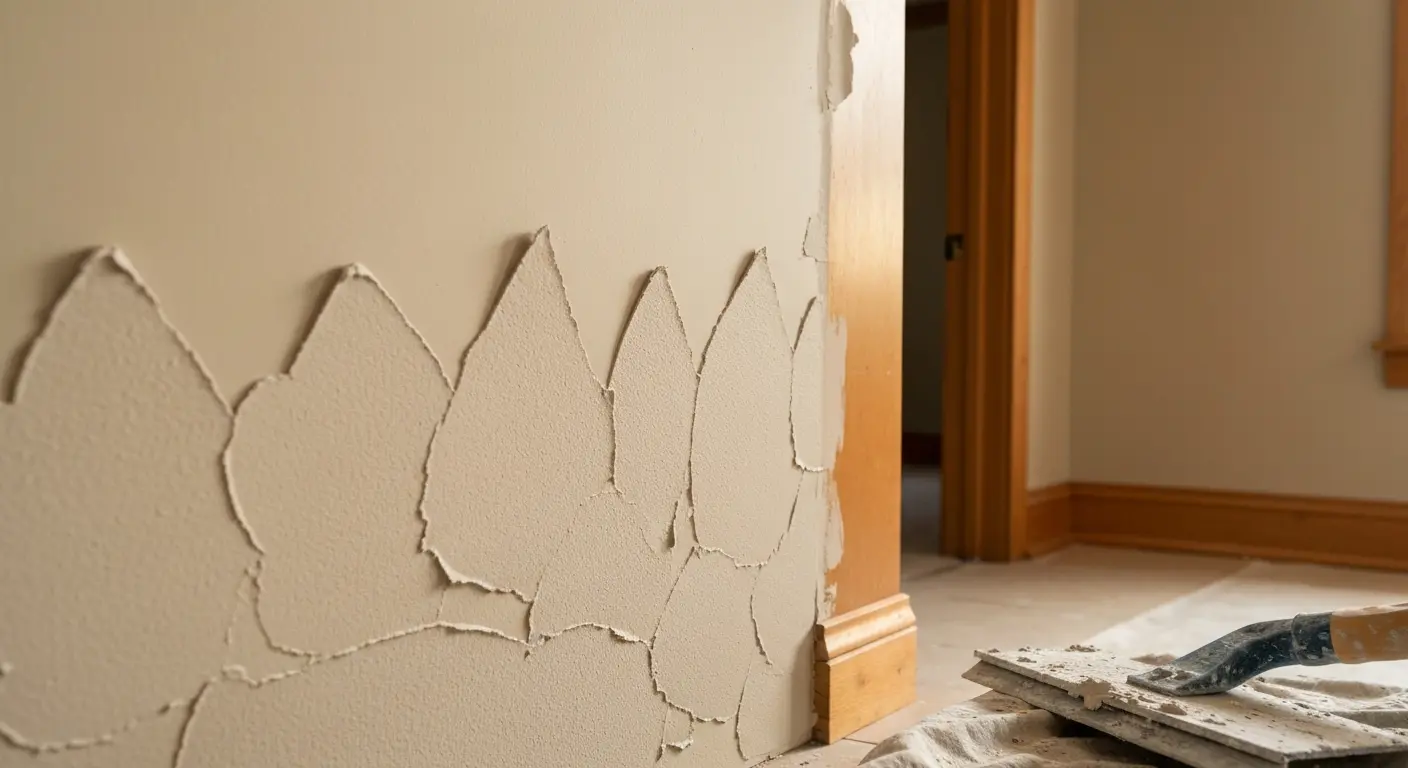 Knockdown texture application