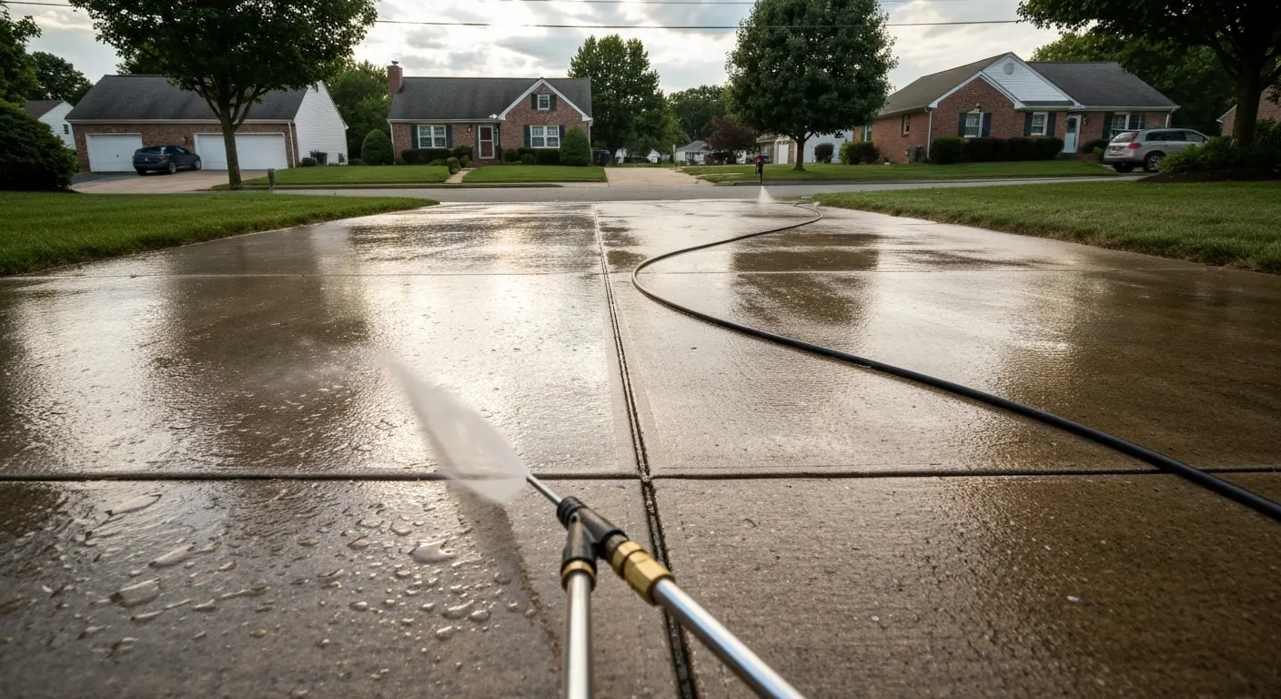 Pressure washing service