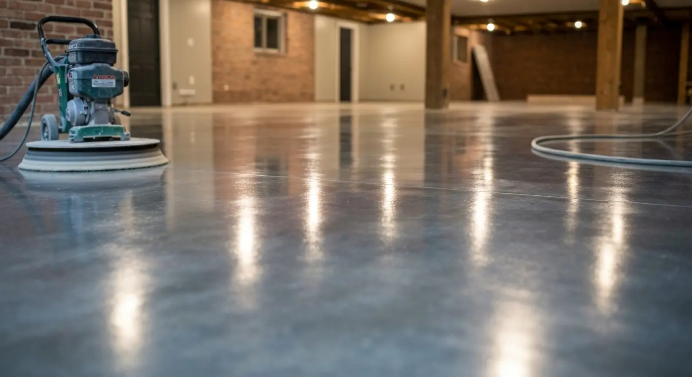 Polished concrete floors