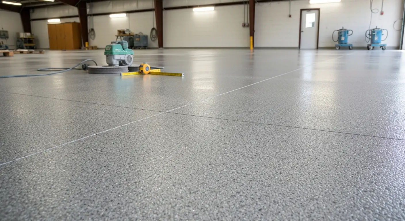 Commercial flooring installation
