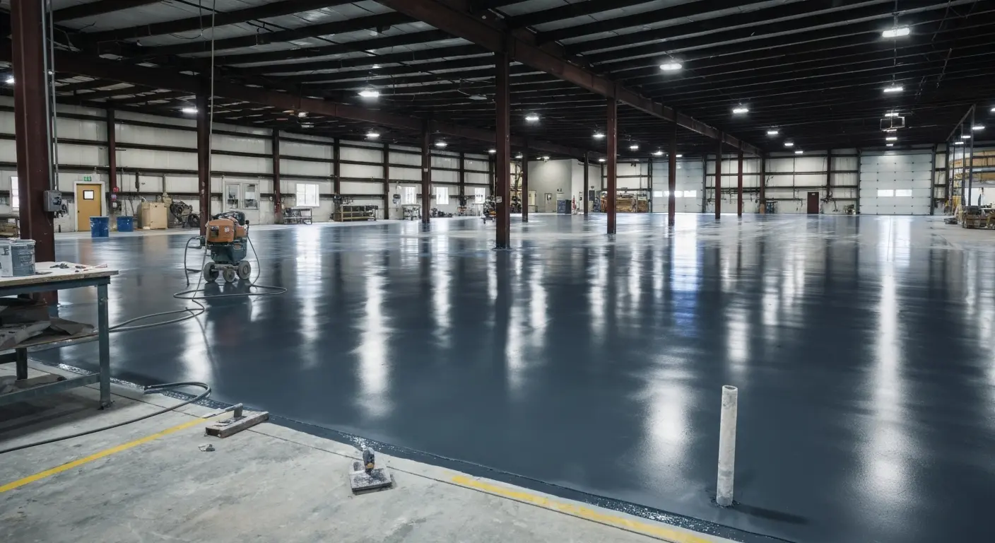 Industrial epoxy floor