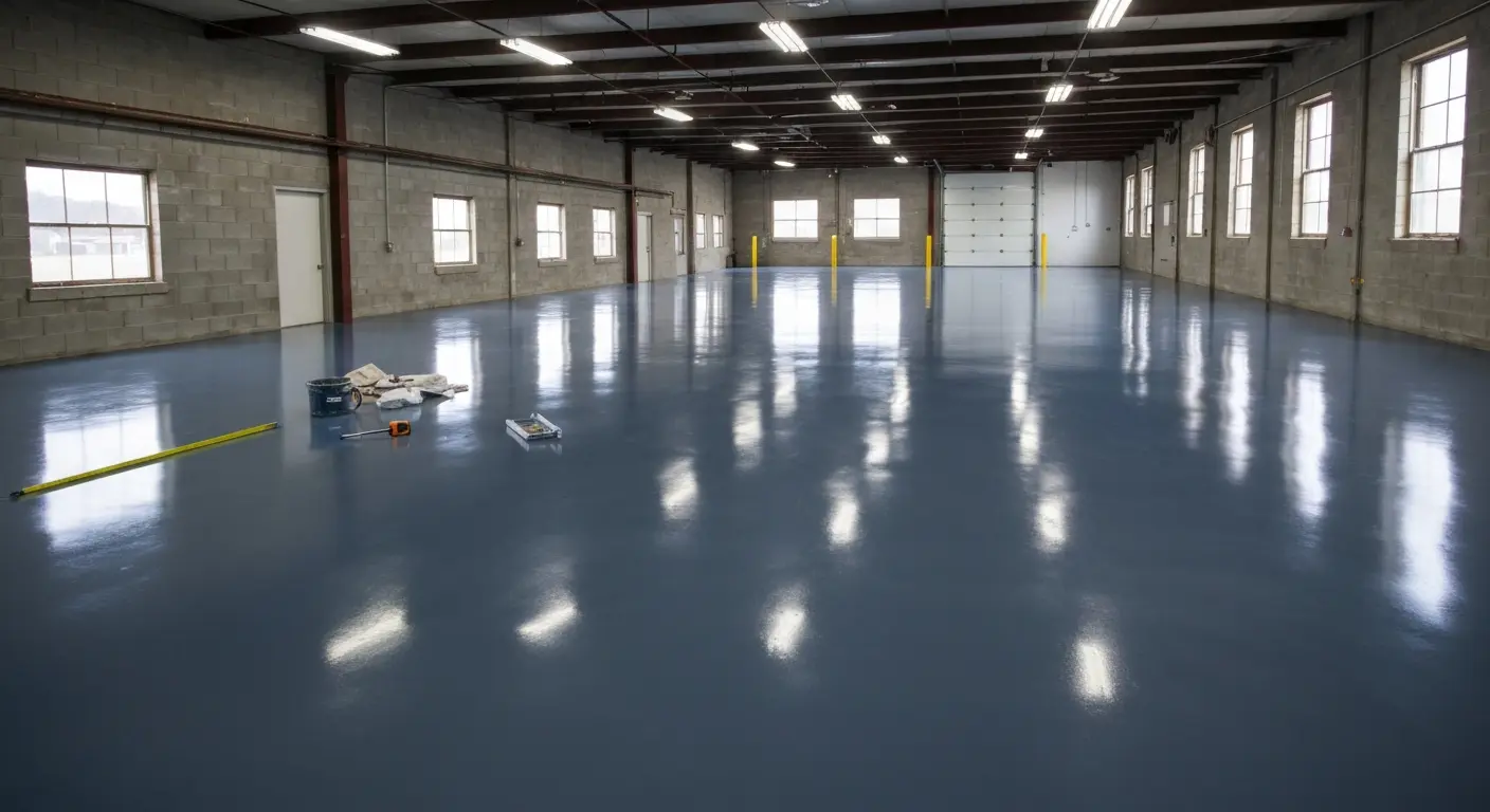Commercial epoxy flooring
