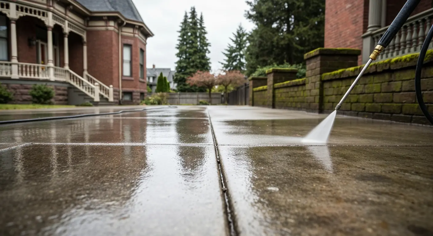 Pressure washing and sealing