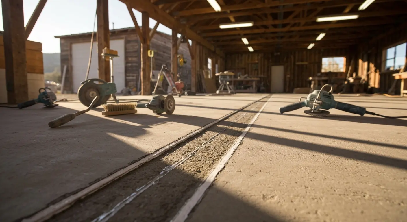 Concrete crack repair and preparation