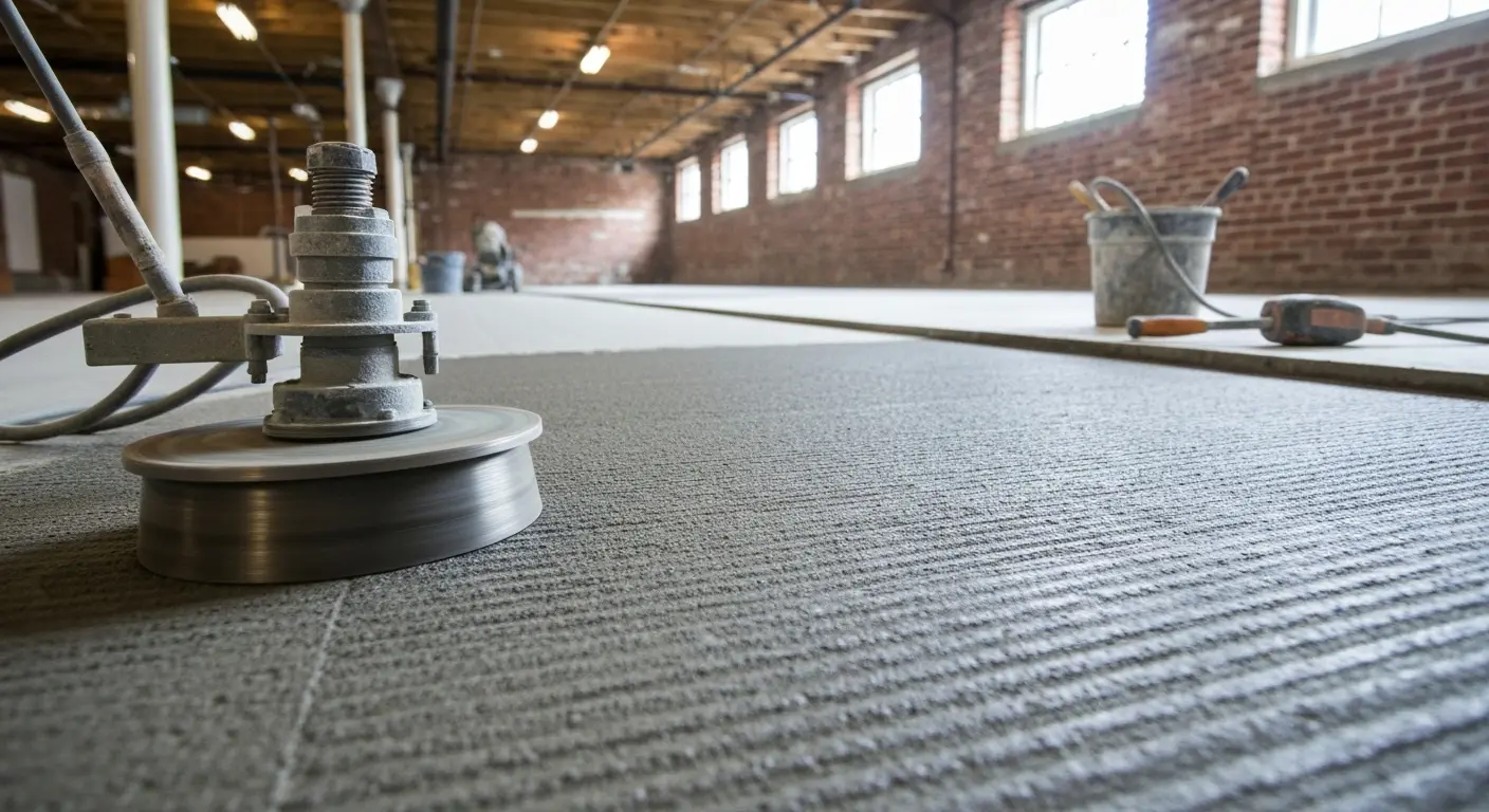 Surface preparation for epoxy flooring