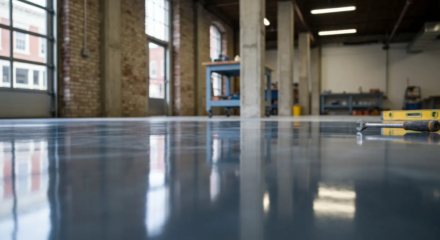 Commercial workshop flooring