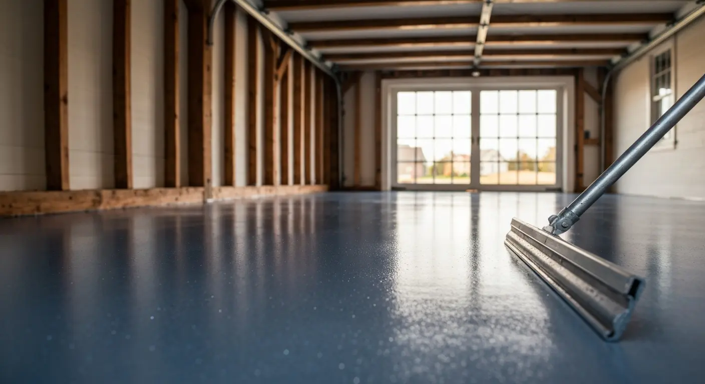 Decorative concrete coatings