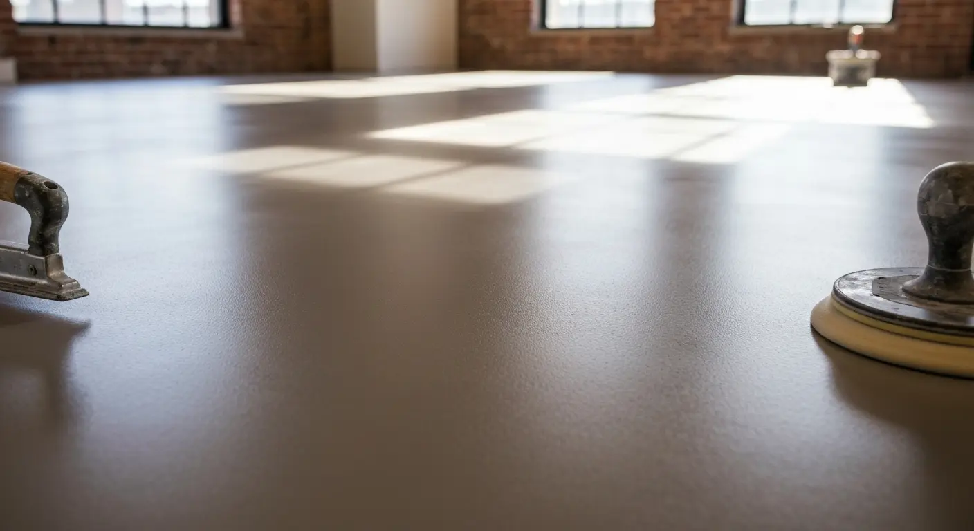 Micro cement flooring