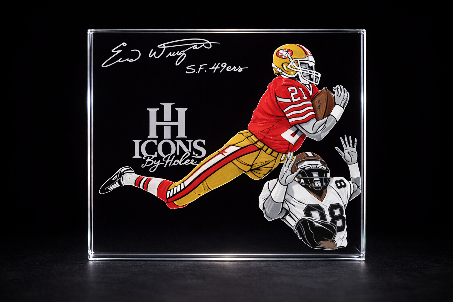 Eric Wright glass art by Greg Holder