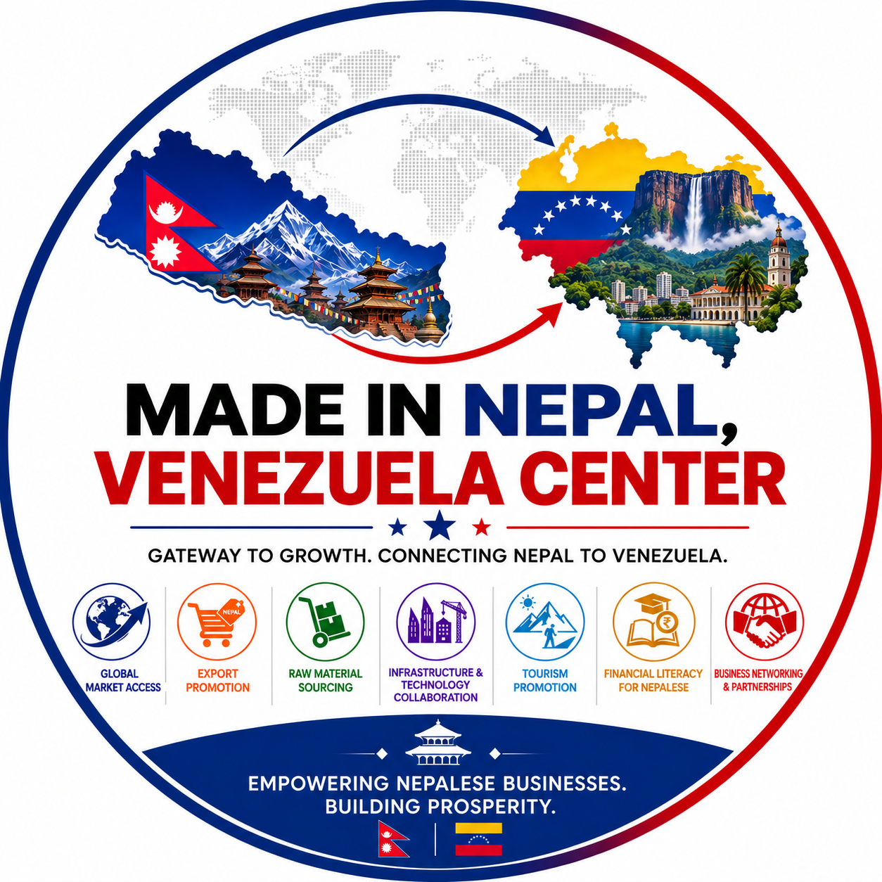 Made in Nepal, Venezuela Center logo