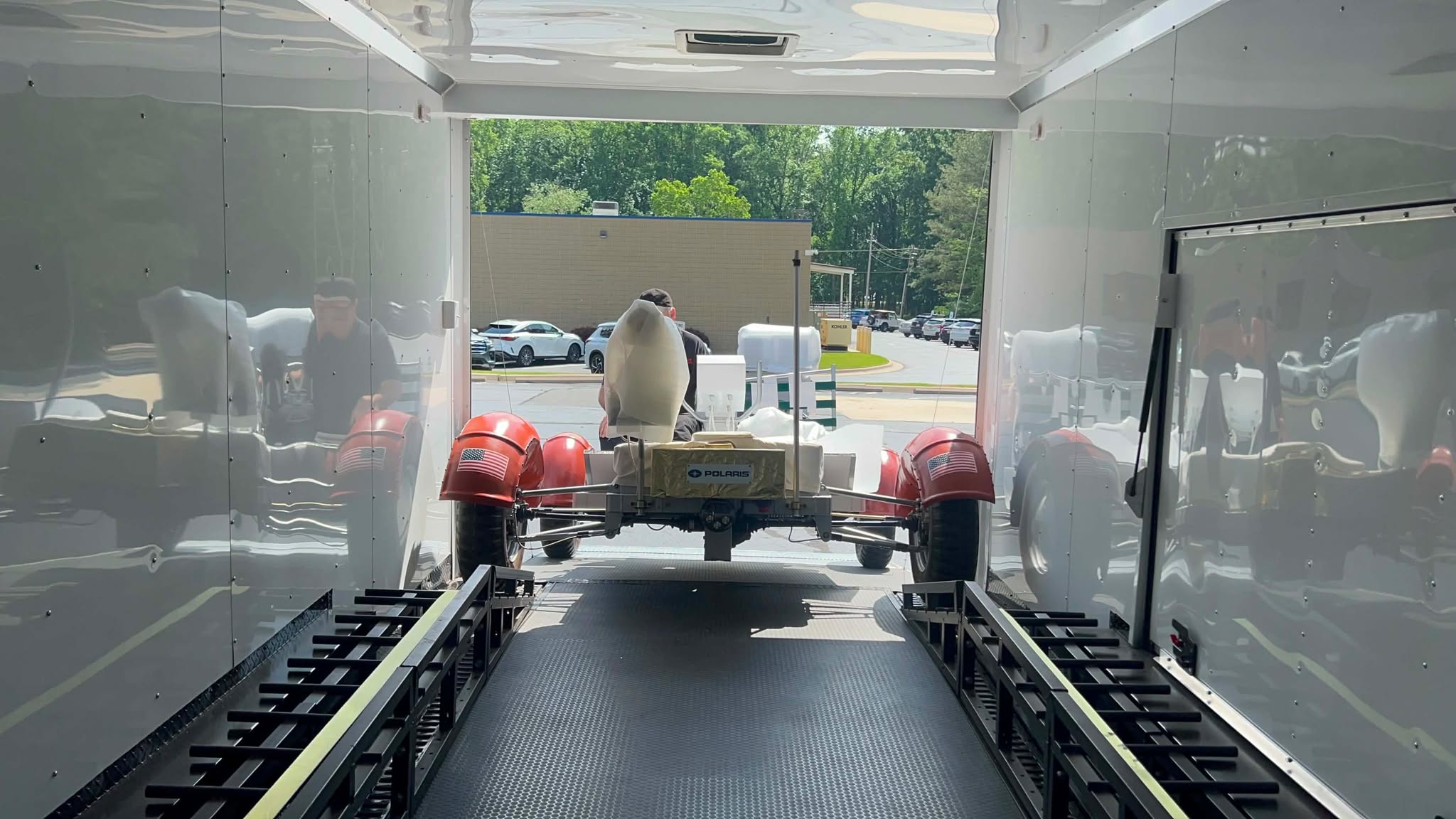 Enclosed trailer rental at Go Haul LLC in Houston, TX