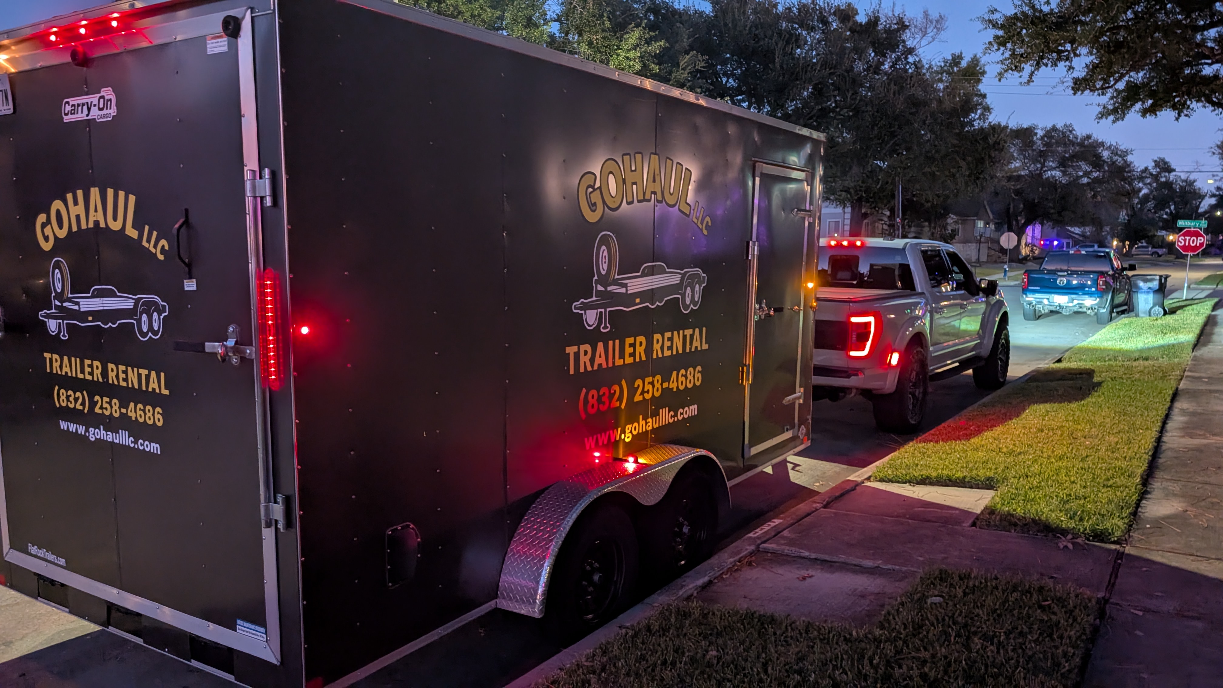 16' Enclosed Trailer rental at Go Haul LLC in Houston, TX