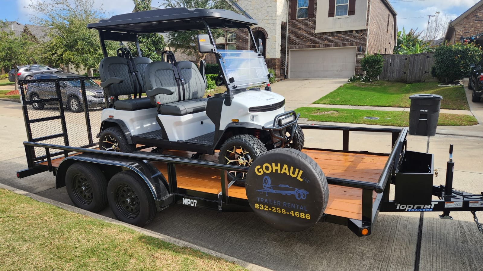 Utility Trailer rental at Go Haul LLC in Houston, TX