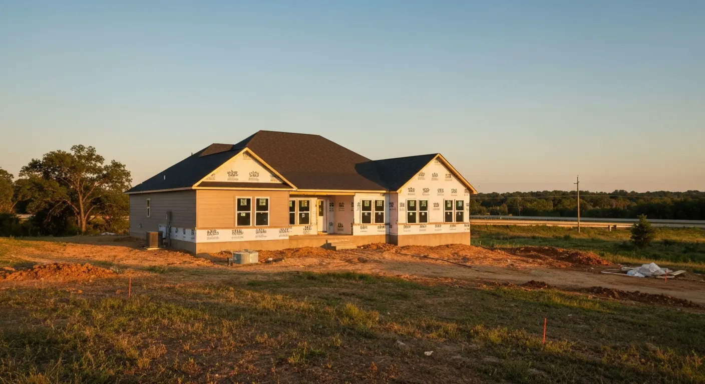 New construction residential home