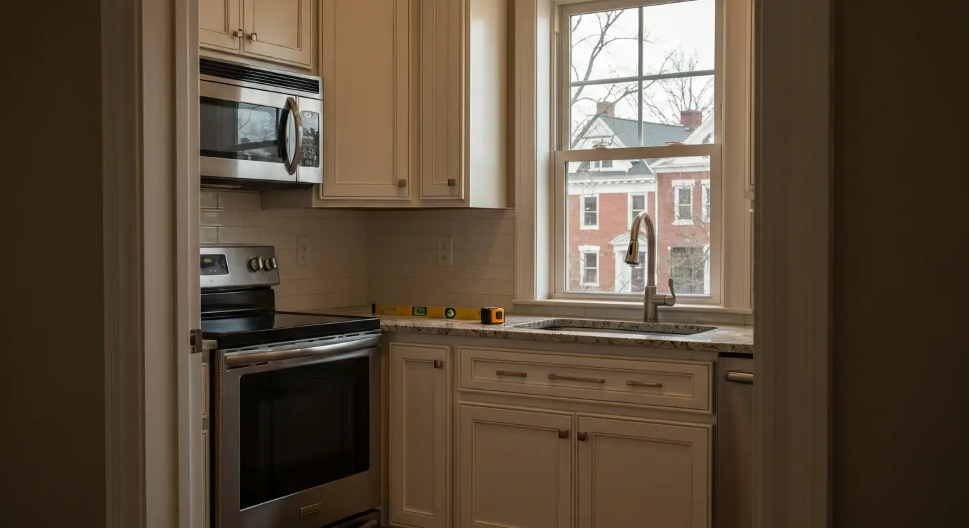 Interior remodeling project in progress