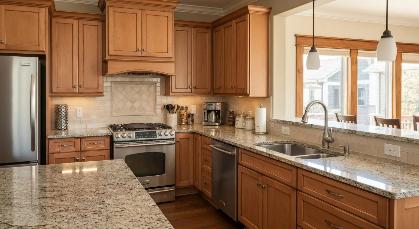 Kitchen remodel with custom cabinetry