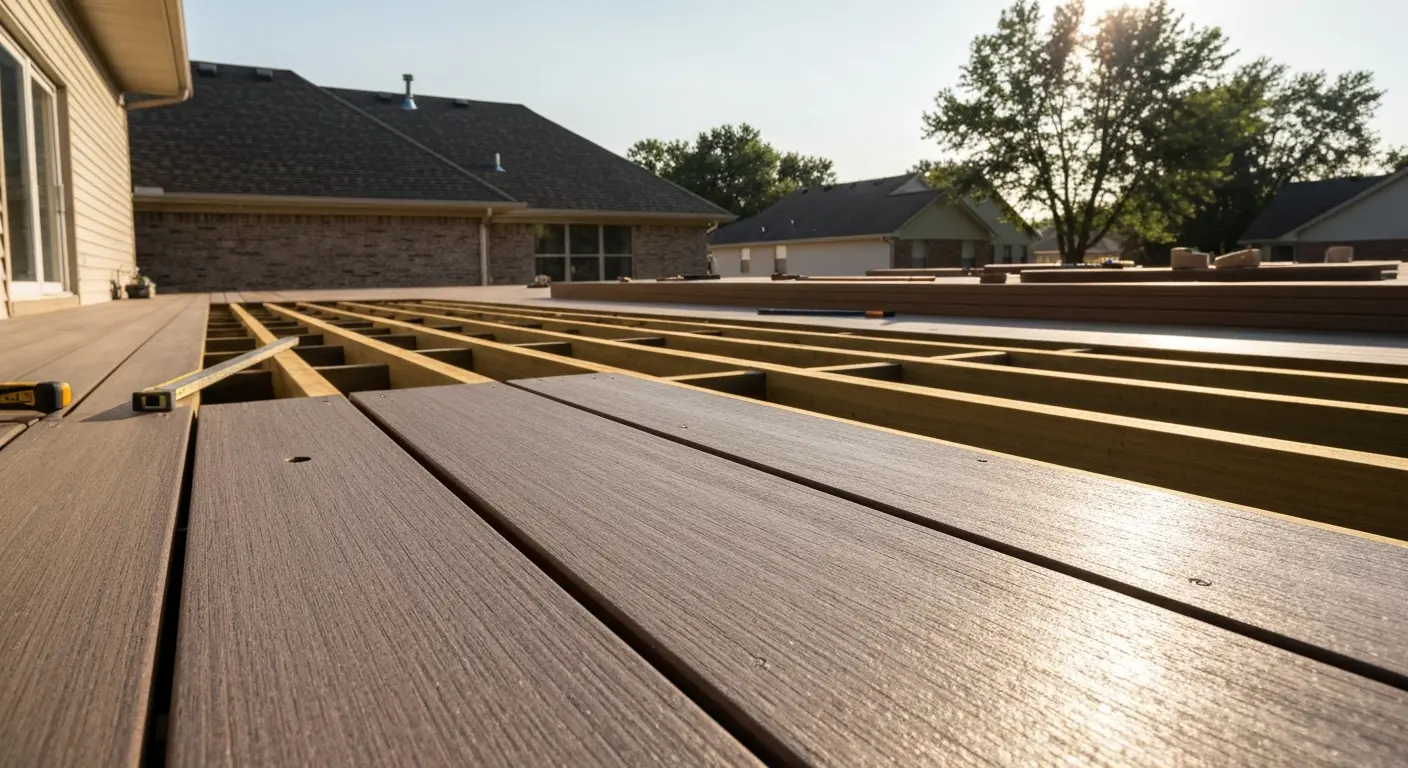 Composite deck construction