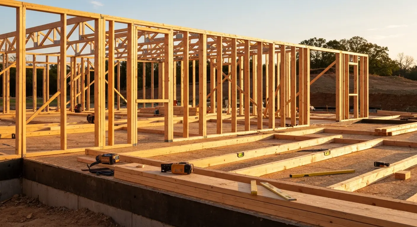 Residential construction framing