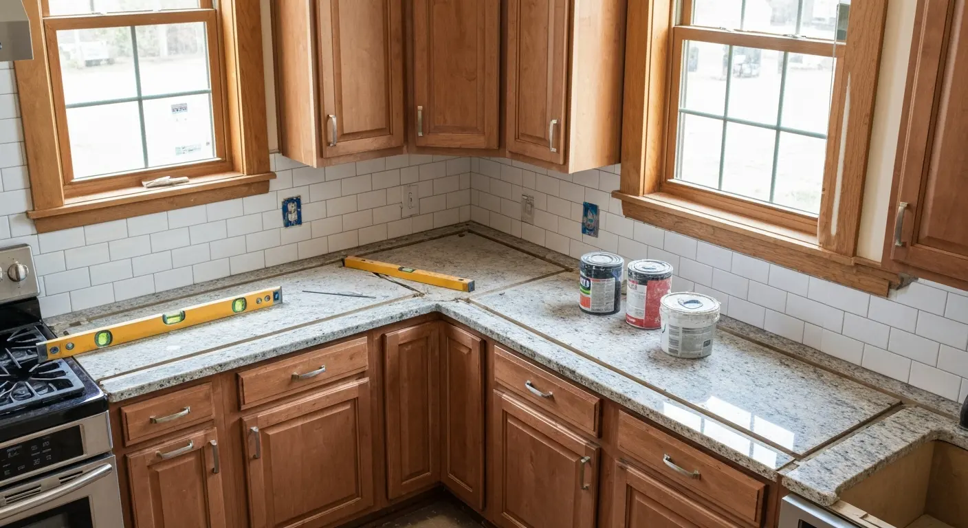 Kitchen remodel in progress