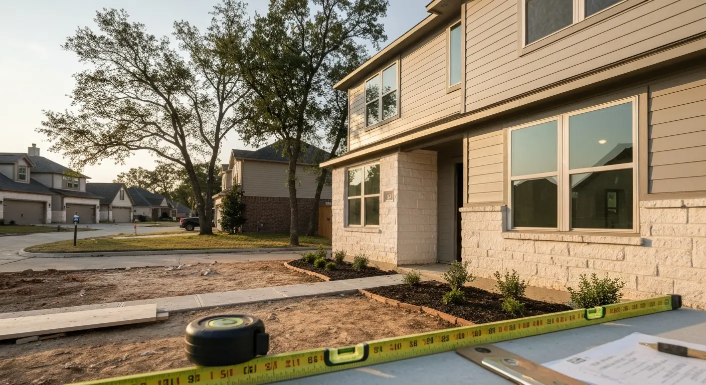 New home construction project