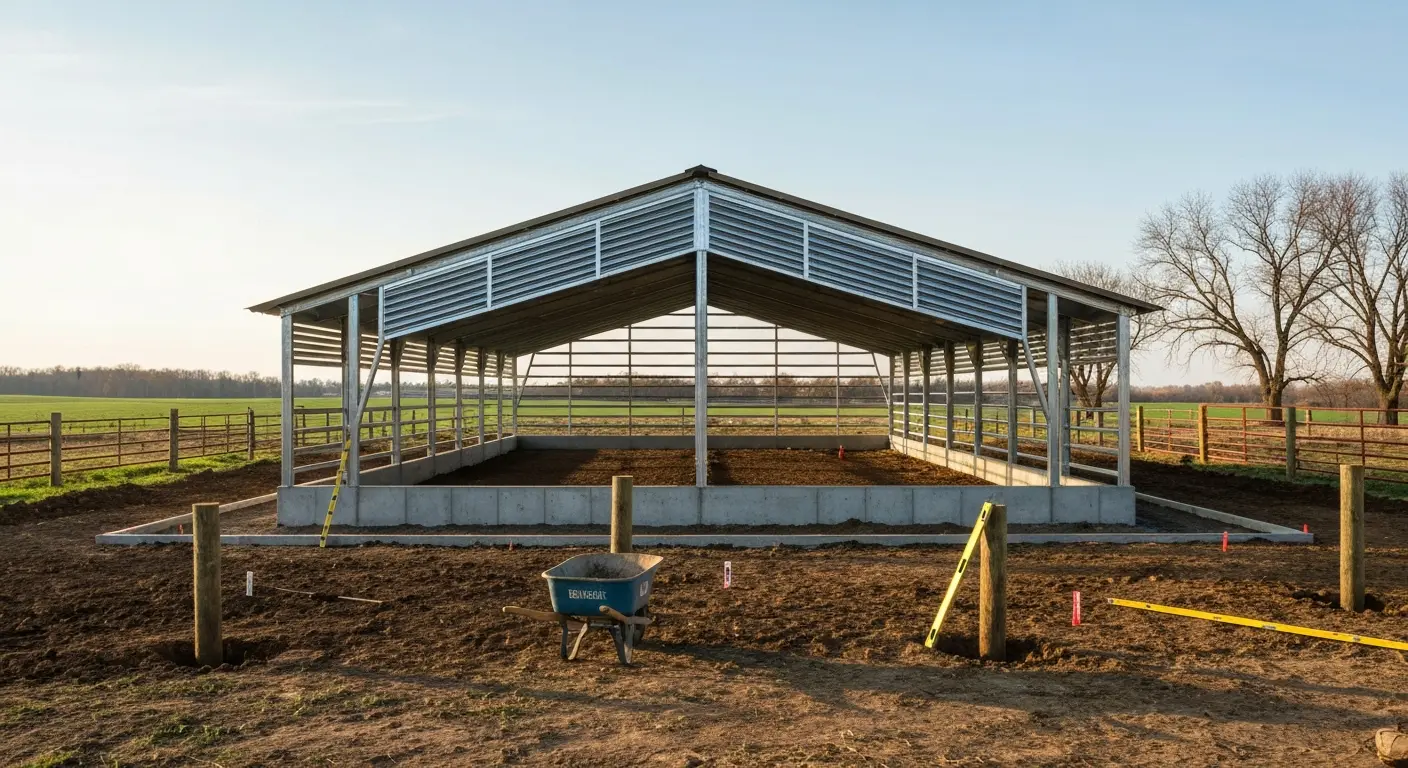 Livestock facility construction