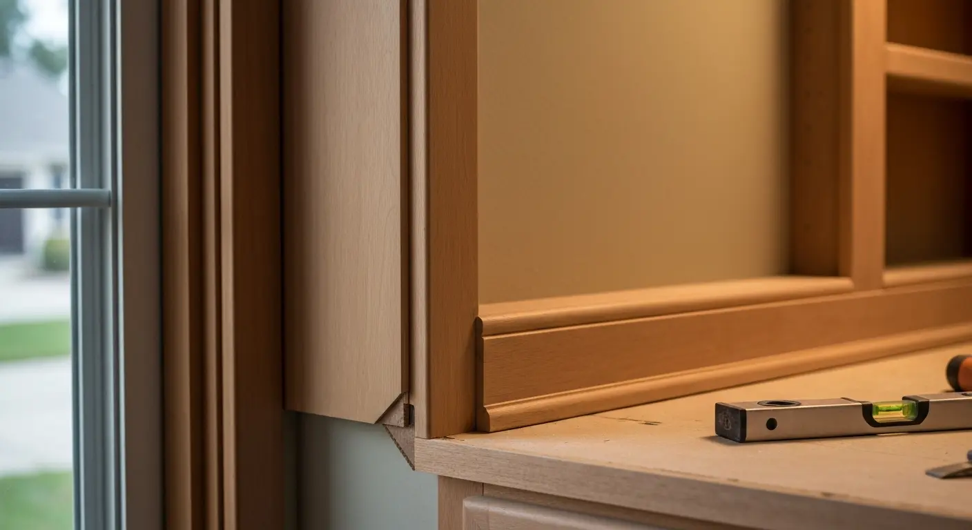 Interior remodel with custom carpentry details