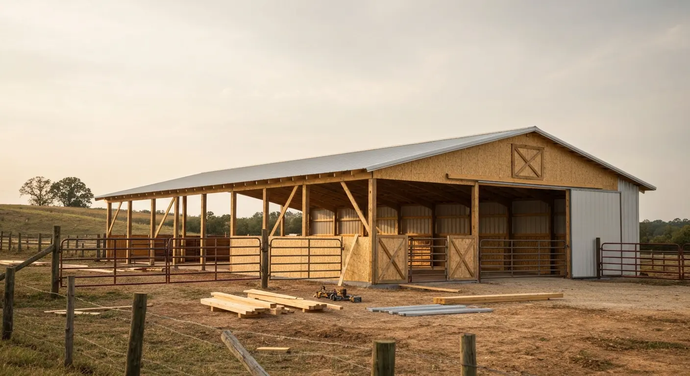 Agricultural building construction