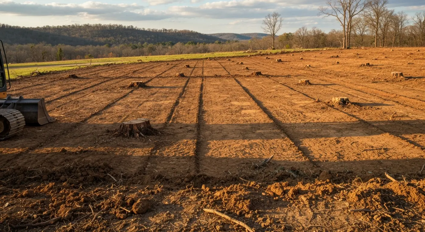 Land clearing near Table Rock Lake area