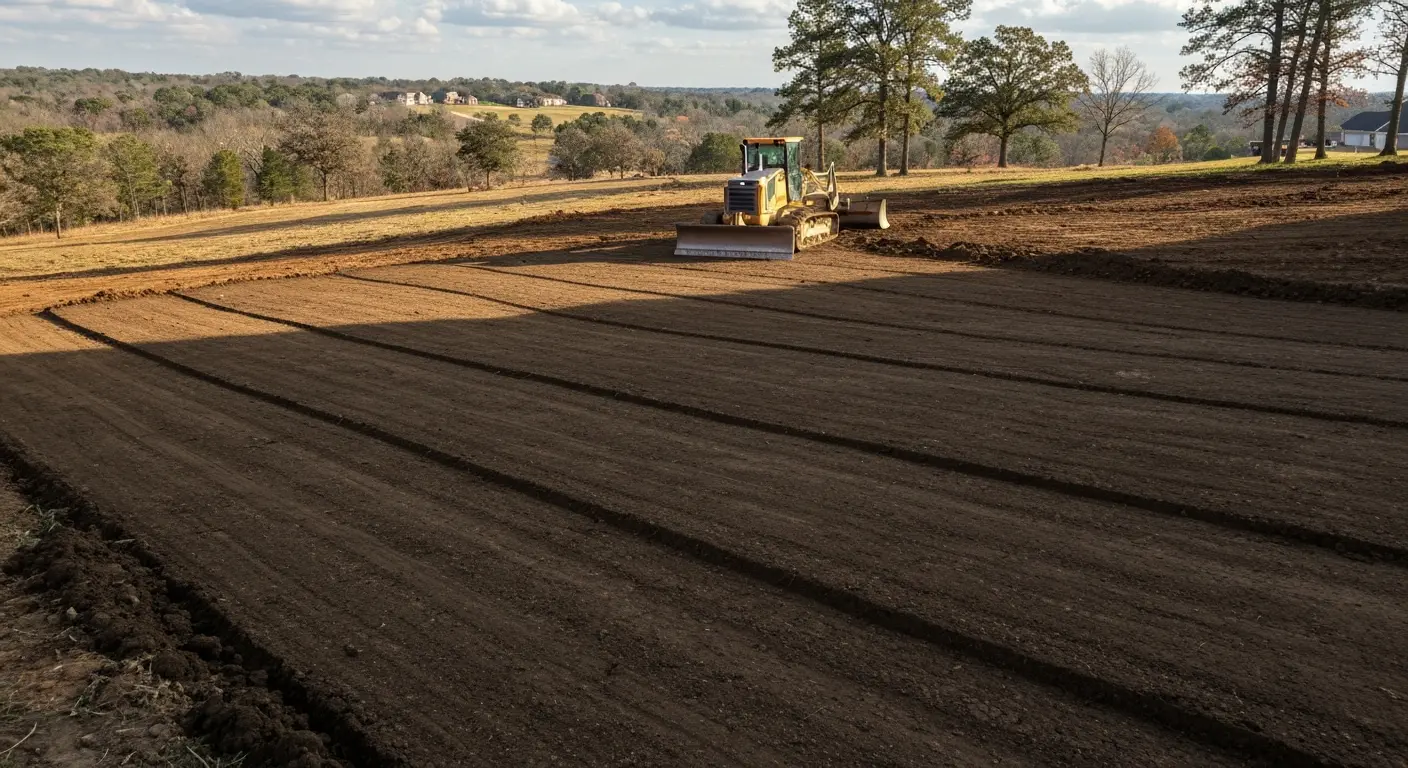 Land clearing and grading project