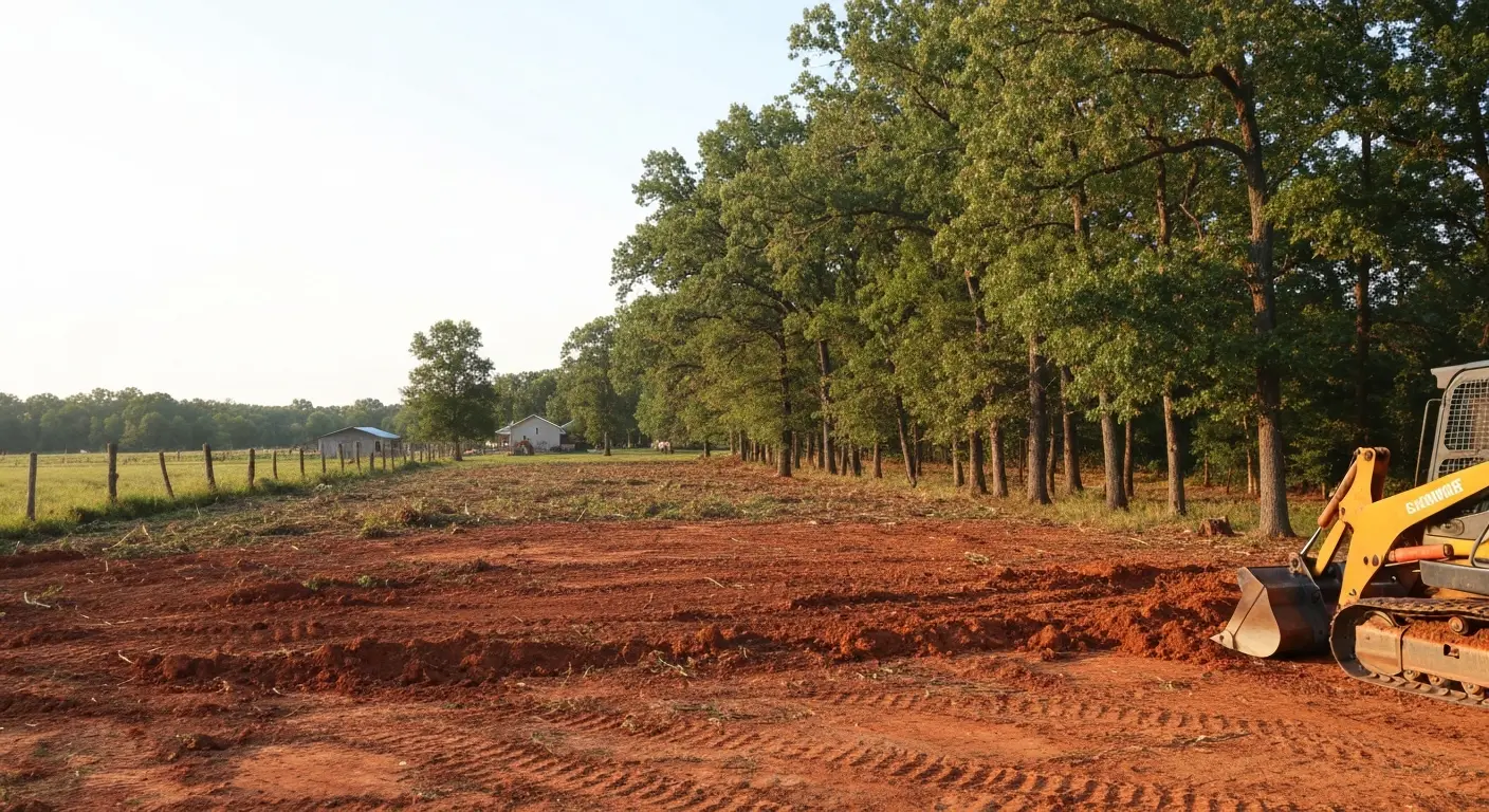 Land clearing in Ava Missouri