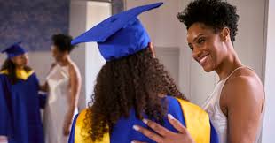 mother and daughter ready for graduation