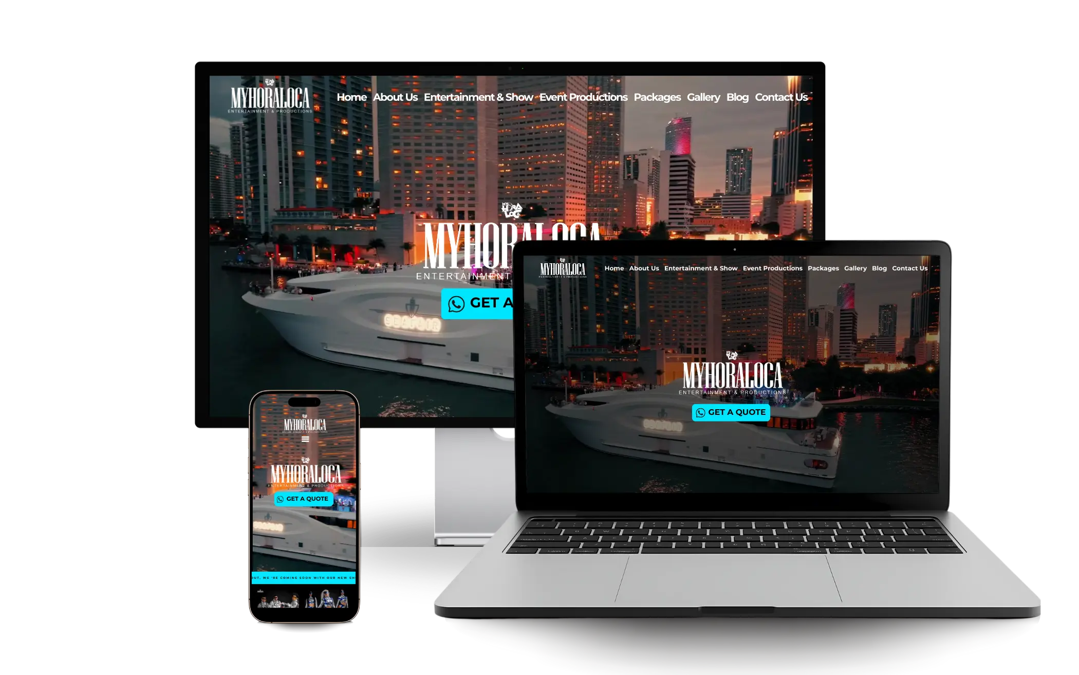 My Hora Loca website