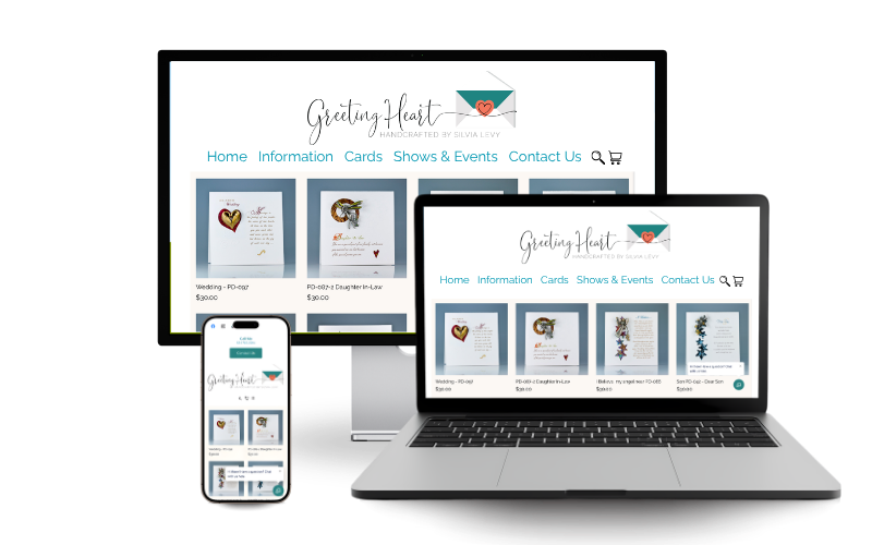 Greeting Hearts website