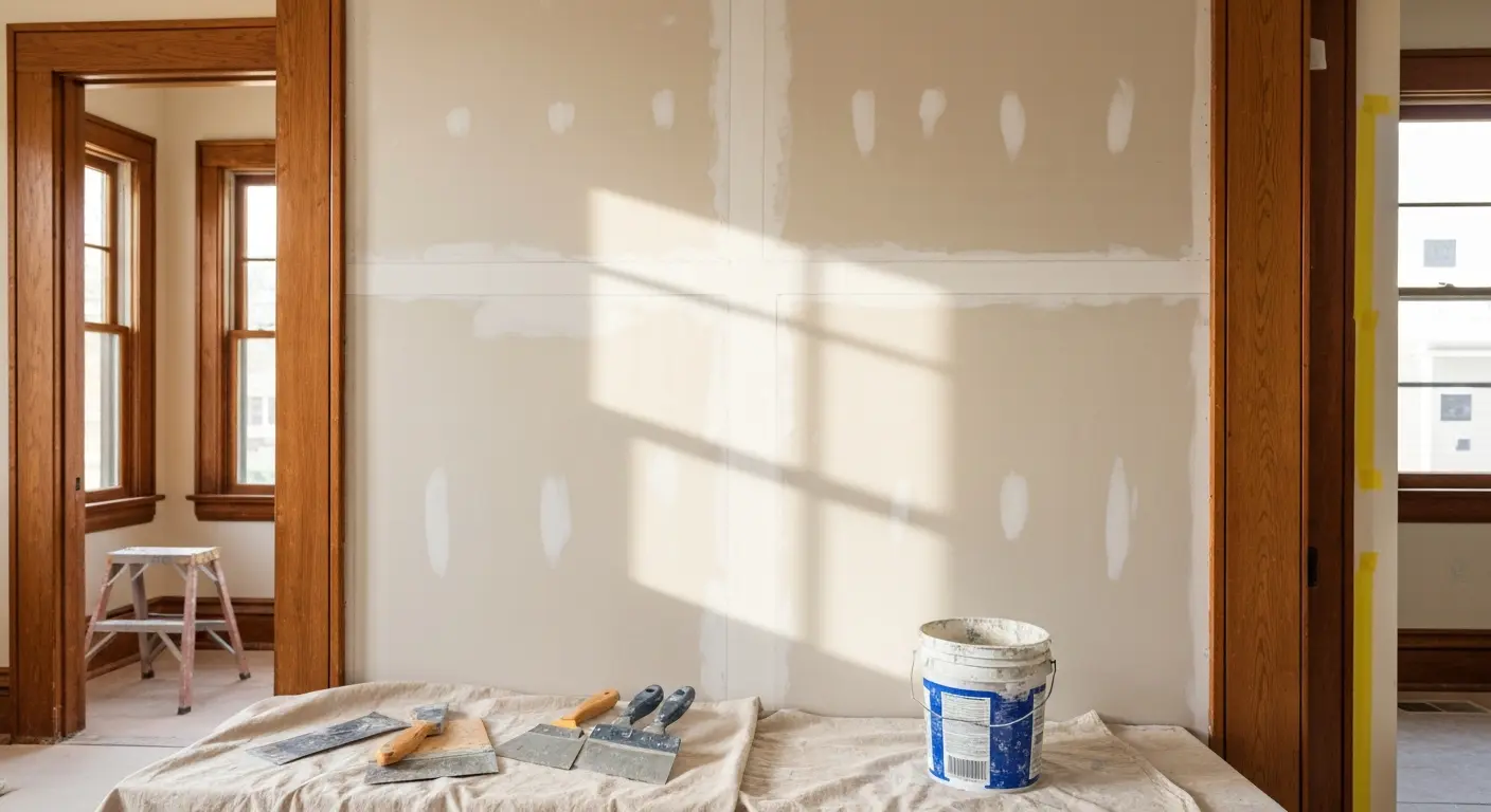 Drywall repair and finishing