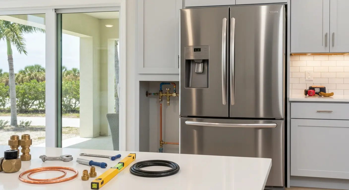 Refrigerator installation