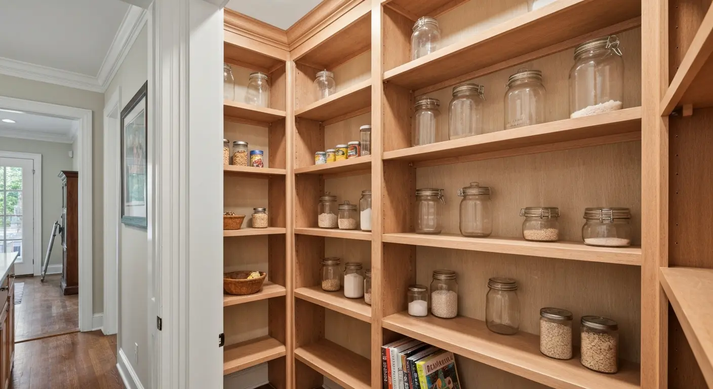 Custom pantry cabinetry