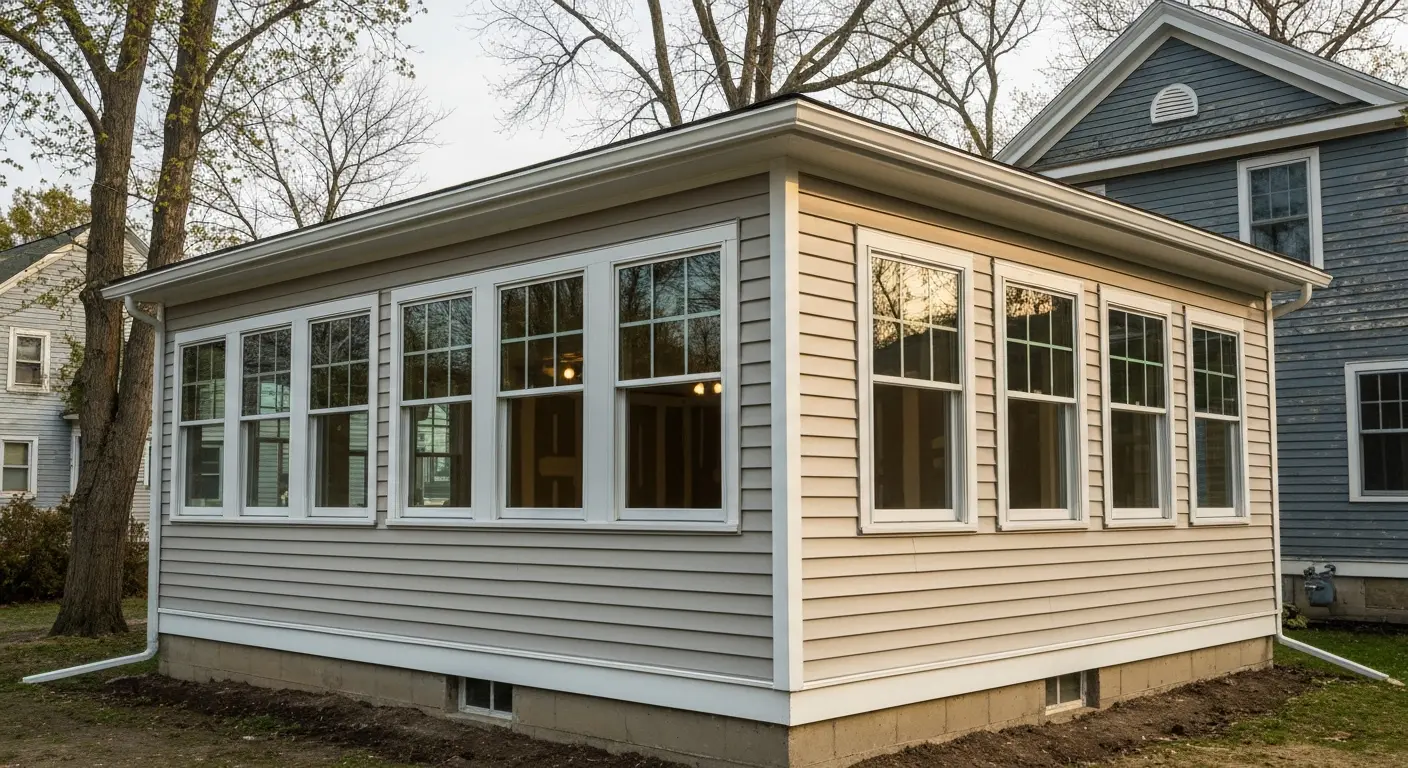 Room addition construction