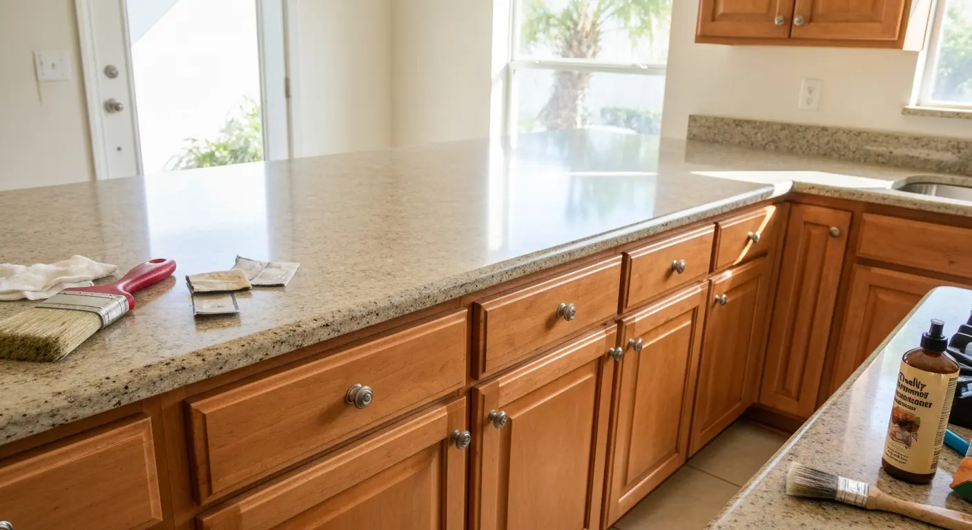 Cabinet refinishing project