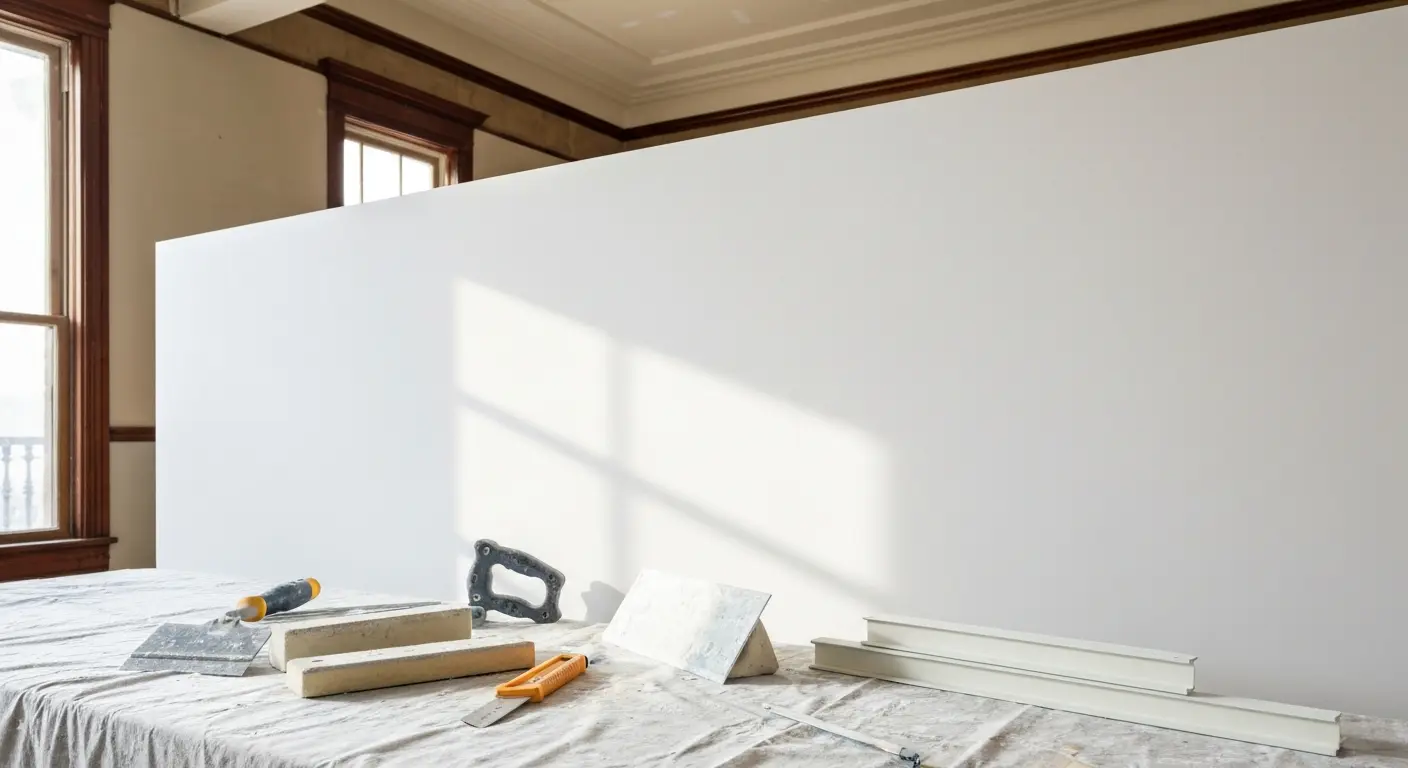 Drywall repair and finish work